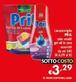 Spak Supermercati Lavastoviglie PRIL tabs small/ gel all in one assortiti offerta