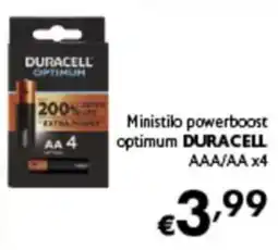 Spak Supermercati Ministilo powerboost optimum DURACELL offerta