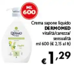 Spak Supermercati Crema sapone liquido DERMOMED offerta