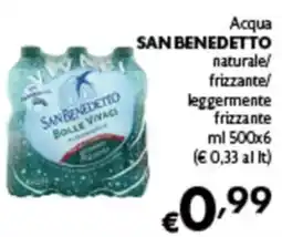 Spak Supermercati Acqua San Benedetto offerta