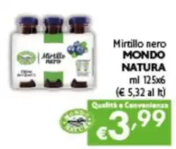 Spak Supermercati Mirtillo nero MONDO NATURA offerta