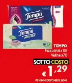 Spak Supermercati Tempo Fazzoletti offerta