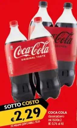 Spak Supermercati Coca-Cola classica/zero offerta