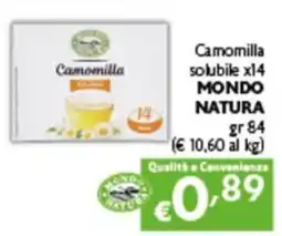 Spak Supermercati Camomilla Mondo Natura offerta