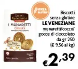 Spak Supermercati Biscotti senza glutine LE VENEZIANE offerta