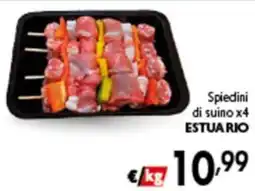 Spak Supermercati Spiedini di suino ESTUARIO offerta