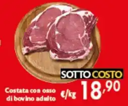 Spak Supermercati Costata con osso di bovino adulto offerta