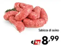 Spak Supermercati Salsicce di suino offerta