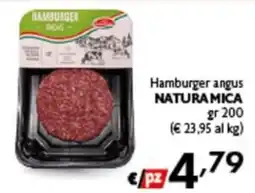 Spak Supermercati Hamburger angus NATURAMICA offerta