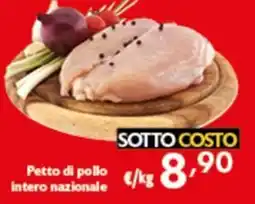 Spak Supermercati Petto di pollo intero nazionale offerta