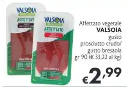 SuperW Affettato vegetale VALSOIA offerta