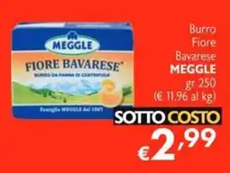 SuperW Burro Fiore Bavarese Meggle offerta