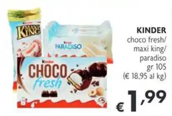 Kinder choco fresh