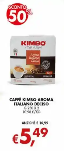 Superstore Coal Caffè Kimbo Aroma Italiano Deciso offerta