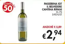 Superstore Coal Passerina IGT Il Belvedere Cantina Ripani offerta
