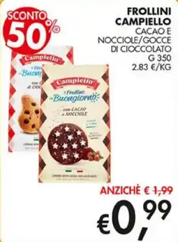 Superstore Coal Frollini Campiello Cacao e Nocciole offerta