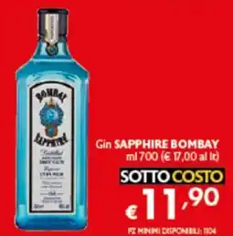 Spak Supermercati Gin Sapphire Bombay offerta
