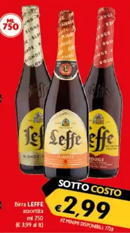 Spak Supermercati Birra LEFFE assortita offerta