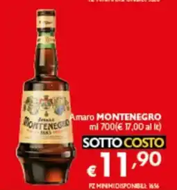 Spak Supermercati Amaro Montenegro offerta