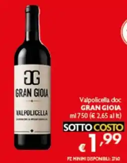Spak Supermercati Valpolicella Gran Gioia offerta