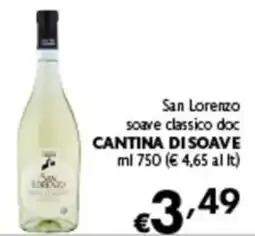 Spak Supermercati San Lorenzo soave classico doc offerta