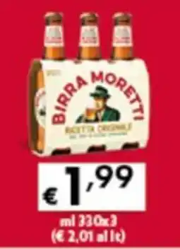 Spak Supermercati Birra Moretti offerta