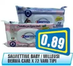 Punto Vigas Salviettine baby / milleusi derma care offerta