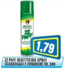 Punto Vigas ZZ Paff insetticida spray offerta