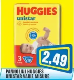 Punto Vigas Pannolini Huggies Unistar offerta