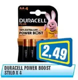 Punto Vigas Duracell Power Boost stilo offerta