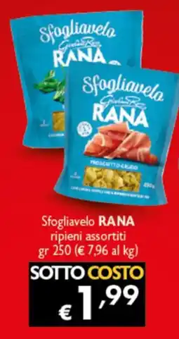 Spak Supermercati Sfogliavelo RANA ripieni assortiti offerta