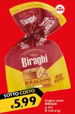 Spak Supermercati Biraghini cubetti Biraghi offerta