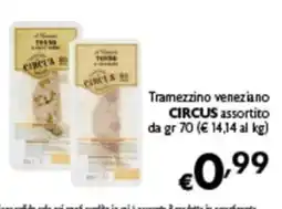 Spak Supermercati Tramezzino veneziano Circus assortito offerta
