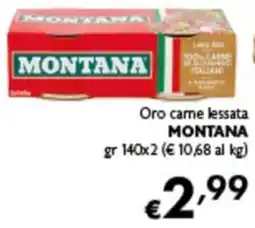 Spak Supermercati Oro carne lessata Montana offerta