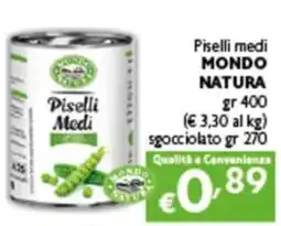 Spak Supermercati Piselli Medi Mondo Natura offerta