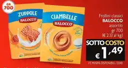SuperW Frollini classici Balocco offerta