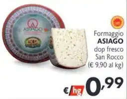 SuperW Formaggio Asiago dop fresco San Rocco offerta