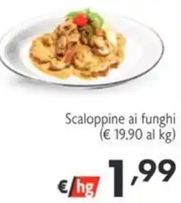 SuperW Scaloppine ai funghi offerta
