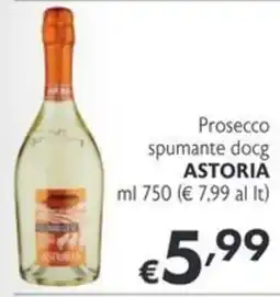 SuperW Prosecco spumante docg Astoria offerta