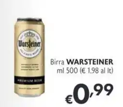 SuperW Birra Warsteiner offerta
