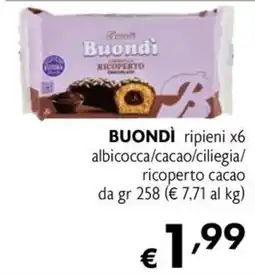 Maxi Family Buondì ripieni offerta