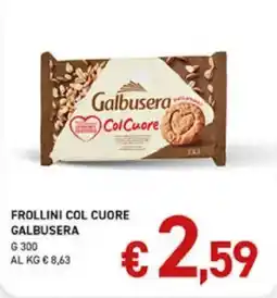 Maxi Coal Frollini col cuore Galbusera offerta