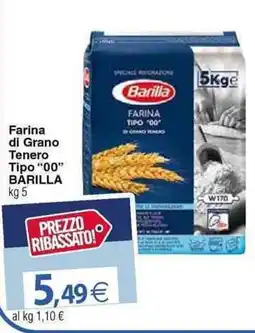 Docks Cash&Carry Farina di Grano Tenero Tipo "00" Barilla offerta