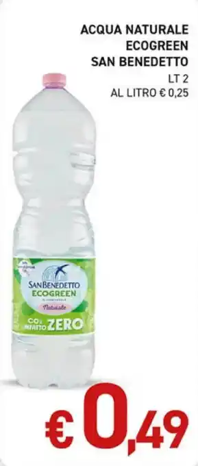 Maxi Coal Acqua naturale Ecogreen San Benedetto offerta
