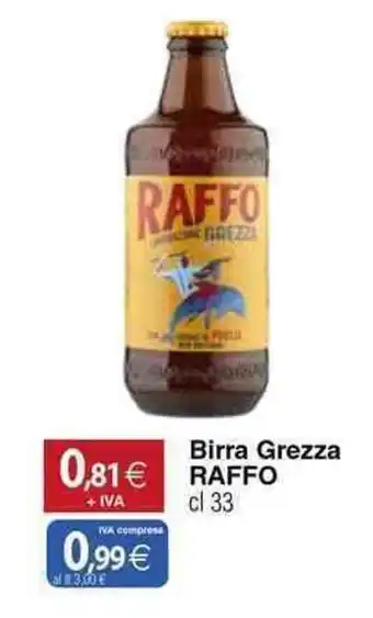 Docks Cash&Carry Birra Grezza RAFFO offerta