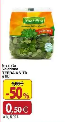 Docks Cash&Carry Insalata Valeriana TERRA & VITA offerta