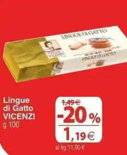 Docks Cash&Carry Lingue di Gatto Vicenzi offerta