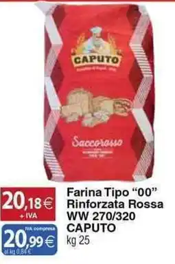 Docks Cash&Carry Farina Tipo "00" Rinf. Rossa CAPUTO offerta