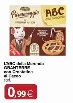 Docks Cash&Carry L'ABC della Merenda Granterre con Crostatina al Cacao offerta