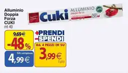 Docks Cash&Carry Alluminio Doppia Forza Cuki offerta